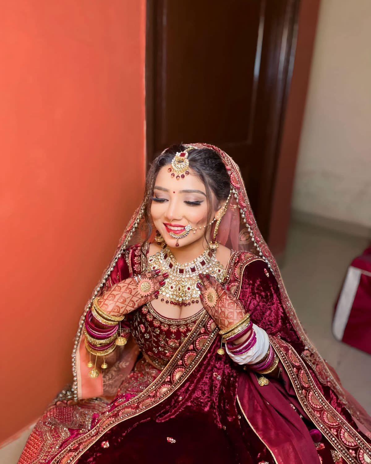 Bridal makeup artistry